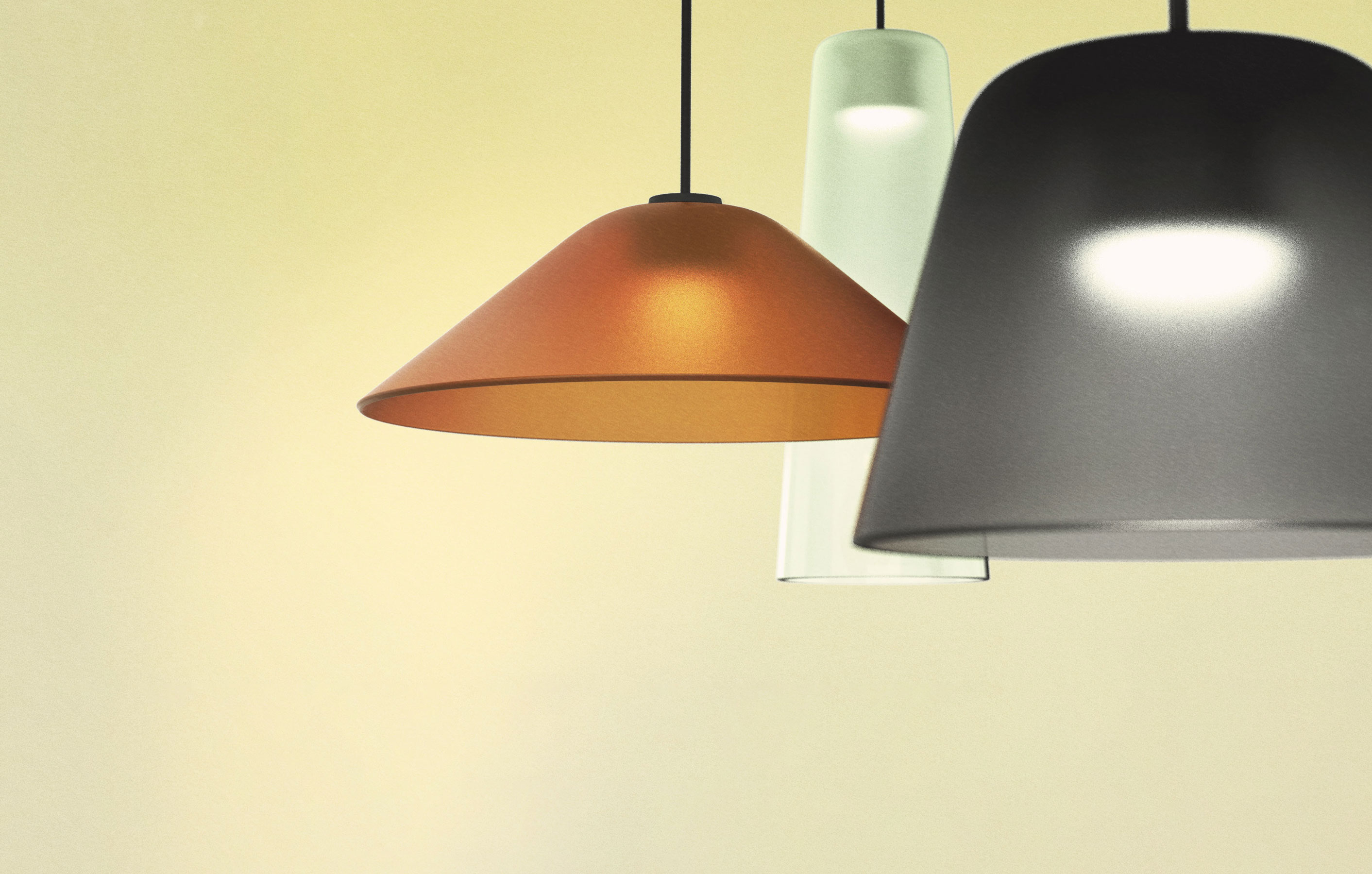 Typologie | Luminaire artisanal en série - Composition de luminaires